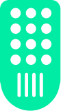 Fjernbetjening symbol